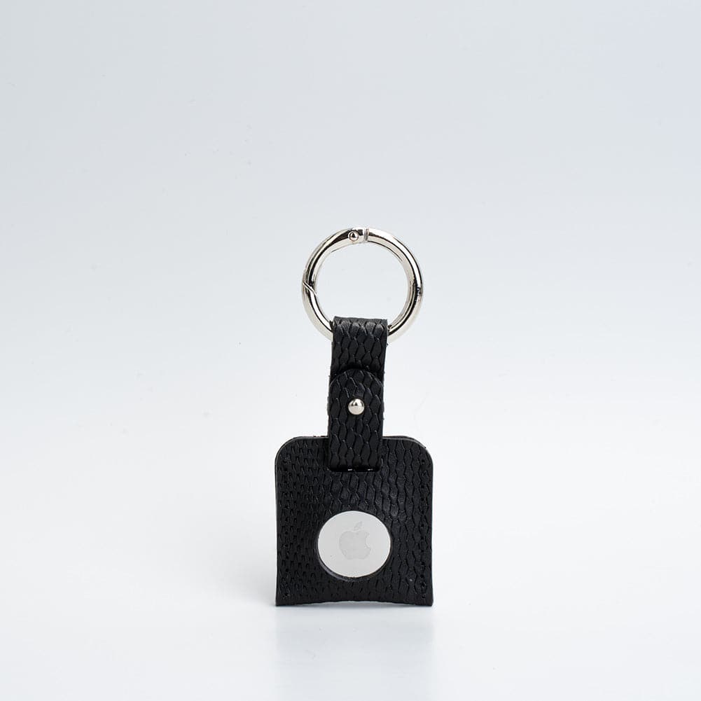 Leather airtag keychain-10